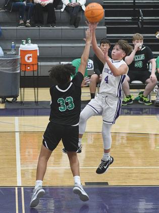 Clear Creek seventh grader Noah Rice scored 22 points in the Bobcats’ semifinal win versus Lumpkin County.
