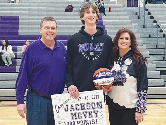 Jackson McVey with parents, Patrick and Susan