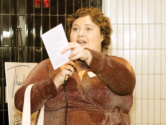 Gilmer County native Sadie Lackey speaks during a launch party for the 118 Foundation, a 501(c)(3) nonprofit started by Lackey that aims to help young people age 18-39 as they battle or recover from cancer. 