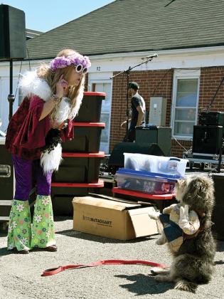 Cecile Thompson and Greta (Best Pet Trick)