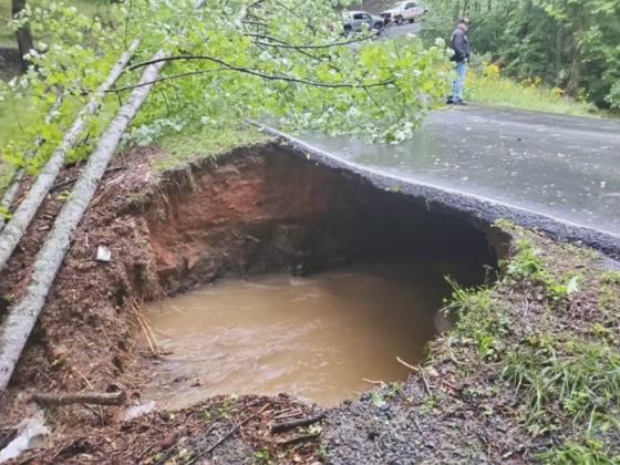 Rebecca Crouch Fiala posted this scene from Coosawattee River Resort at Eagle Mountain. (Facebook photo)