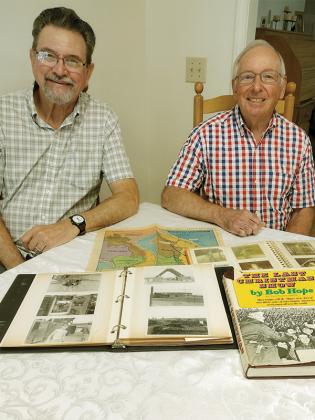 Mike Finch, left, and Harold Henson met last weekend for the first time in 53 years after they both served together in Vietnam as helicopter mechanics.