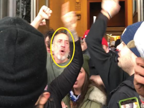 William Gallagher, 55, at the Capitol Jan. 6, 2021, according to court documents.