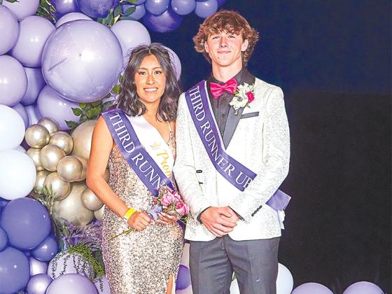 Third-runners up, Angelica Lopez-Castaneda and Hayden Berry
