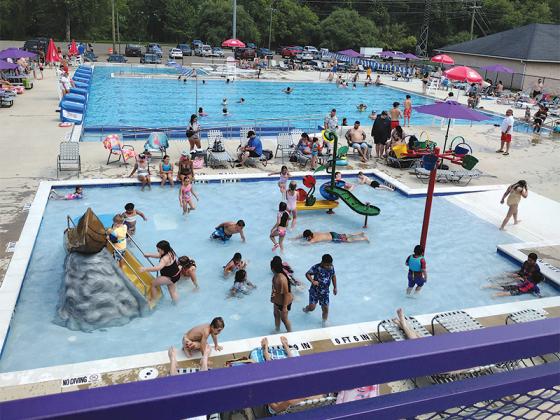 Kids and adults are flocking to the new Gilmer County Swimming Pool on hot afternoons for refreshing fun and to catch some rays.