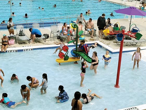 Kids and adults are flocking to the new Gilmer County Swimming Pool on hot afternoons for refreshing fun and to catch some rays.