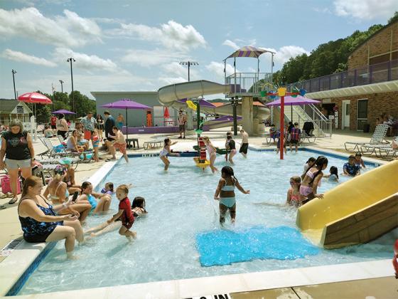Kids and adults are flocking to the new Gilmer County Swimming Pool on hot afternoons for refreshing fun and to catch some rays.