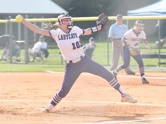 Gilmer’s Lily Fortune was the winning pitcher versus Dalton to start the season and struck out nine Fannin County Rebels Monday.