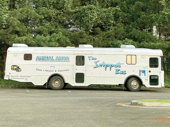 The Snippet Bus, a mobile veterinary provider, made its first trip to Gilmer County last week for a spay/neuter clinic hosted by Friends of Gilmer Animal Shelter (FOGAS).