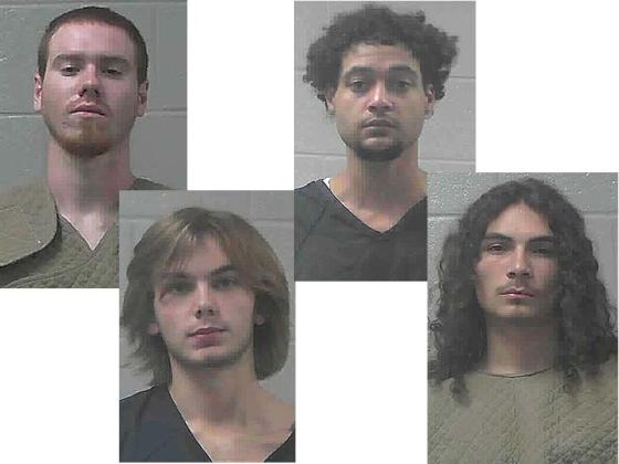 Gray Anthony McClure, 21, Robert Gabriel Shoilekov, 17, Davonnte Lavon Brehon, 18, and Anthony Jared Inestruza Whisnant, 19, all of Ellijay, have been charged with felony murder in the death of Mallory Lyric Warden, 19, of Jasper.