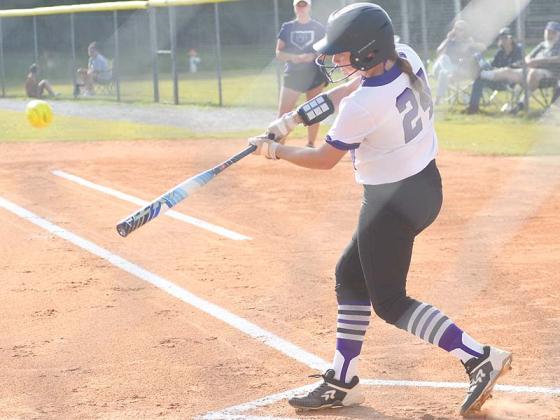 Lady Cat Sarah Dale collected four hits and drove in five runs for Gilmer High last week. 