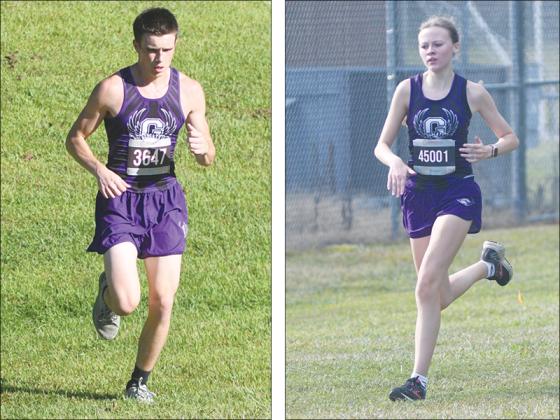 Gilmer’s Leeland Dantin and Jayla Walker both turned in personal best times at last Saturday’s Warpath Invitational.