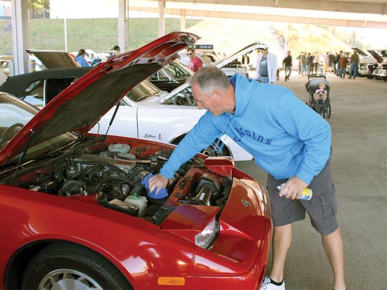 Tracy Gowens spruces up his prize ‘87 Nissan 300ZX.