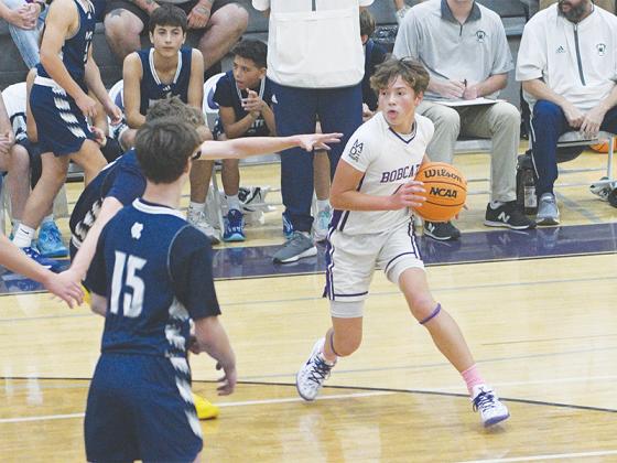 CCMS eighth grader Noah Rice netted 23 points in the Bobcats’ win over Dawson County last Monday.