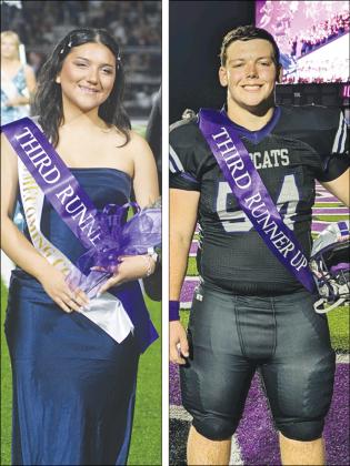 Third runners-up Dulce Mares and Blane Banks