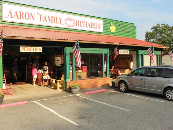 Aaron Family Orchards is located at 8350 Highway 52 East.