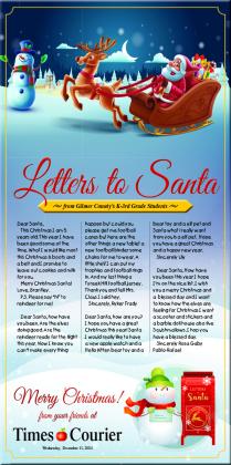 Letters to Santa 2024 and Christmas Greetings