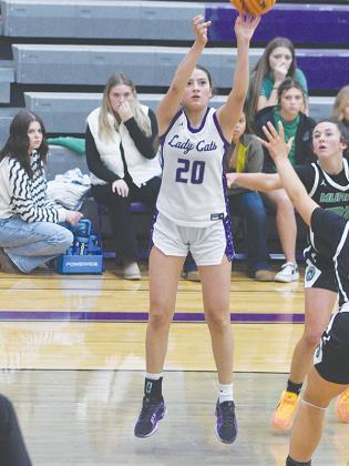 Gilmer’s Chelsey Griggs collected six rebounds and scored four points against Adairsville.