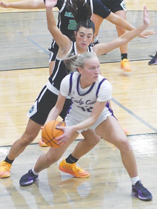 Gilmer’s Paula Robertson finished with 12 points and 10 rebounds versus Sprayberry.