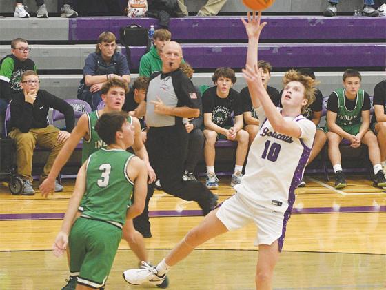 Gilmer High senior J.D. Taylor scored 41 points in the Bobcats’ overtime win against Wesleyan last Tuesday.