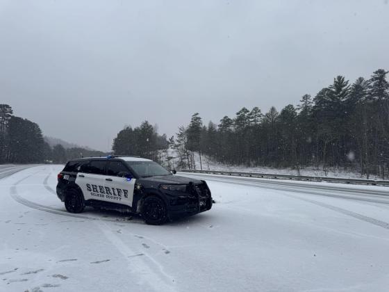 Sgt. Stephanie Pim of the Gilmer County Sheriff's Department says, "Go home and be with your families or the warmth of your home. We already have multiple stranded motorists, including GCSO staff. We have reports of multiple vehicle wrecks. Please be safe."