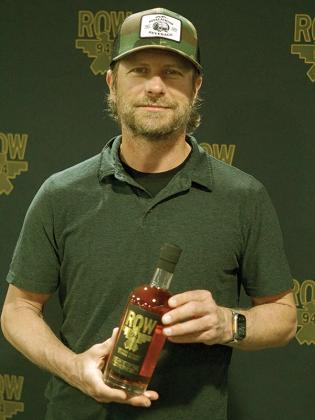 Country artist Dierks Bentley promotes ROW 94 bourbon at Appalachian Beverage in East Ellijay.