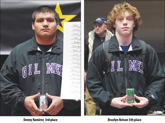 Denny Ramirez 3rd place, Braelyn Nelson 5th place