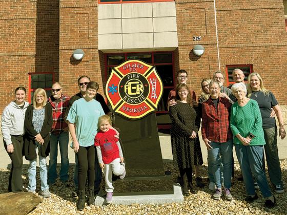 Donnie Bailey’s family, and members of the Ellijay Church of Christ, bake and deliver cookies to fire stations across the county on Saturday, March 1.