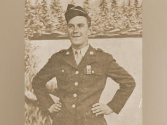 Army Private Charles Glenn Mealer (Photo from the book, “Service Record, World War I and II: Gilmer County”)