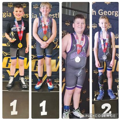 Luke Gaitanoglou, Ashten Cobb, Chandler Boyette and Drayvin Fonteboa