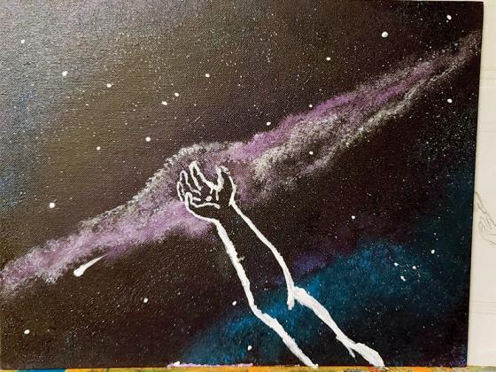 “Breakthrough Autism” Stahl painted for a former classmate’s son who’s on the spectrum. (Courtesy of Jan Stahl)
