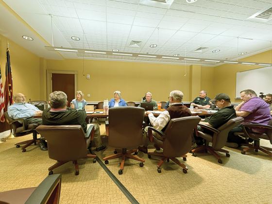 Board of Commissioners work session on Wednesday, April 9.