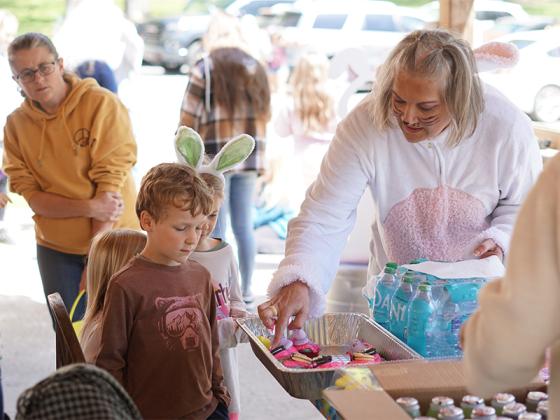 The American Legion Auxiliary hosted their annual Easter Egg Hunt on Saturday, April 12, at post 82 in Ellijay.