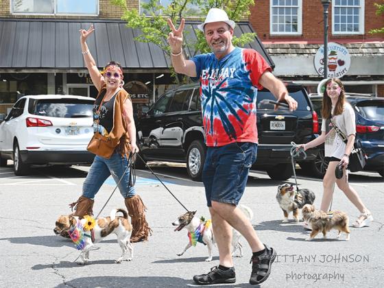 Friends of the Gilmer Animal Shelter hosted their annual, groovy Woofstock event, benefiting dogs and cats in need. The pet-friendly fun happened in Downtown Ellijay Saturday, April 26. (Photographed by Brittany Johnson)