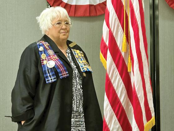 Danette Ozment, leader of the Captain James Kell Chapter of the Daughter of the American Revolution. (Courtesy of Misti Foster)