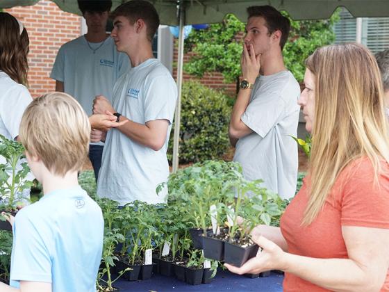 United Community Bank hosted its annual customer appreciation day Friday, May 2. As a way to say thanks, bank staff and volunteers passed out 7,000 tomato plants to community members, according to branch manager Amber Davenport. 