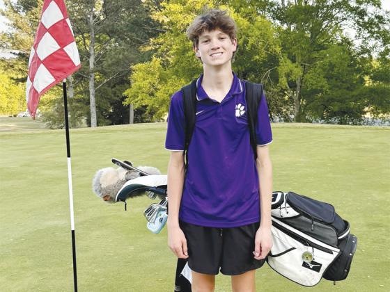Gilmer High sophomore Noah Wright carded a four-over par 76 and was the low medalist at the Area 4-3A Championships.  