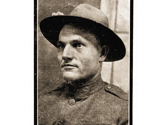 Thomas Monroe Brown was born in Gilmer County in 1890, but was listed as being a resident of Eton when he was killed during World War I in the Argonne Forest of France in October 1918. (Photo courtesy of Lamar Veatch, Georgia Memorial Database)