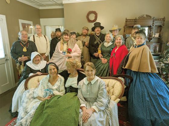 Members of the Gilmer County Historical Society will once again be dressed in period costumes for this Saturday’s open house at the Tabor House Museum. 
