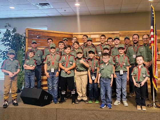 Through involvement with Trail Life USA, the young men pictured above are experiencing adventure, growing their faith and learning from mentors. During the school year, the group meets the first and third Sunday of the month at the First Baptist Church of Ellijay Student Center. In addition to nurturing a strong foundation of faith, the program equips boys with  skills related to leadership, character and the outdoors. 