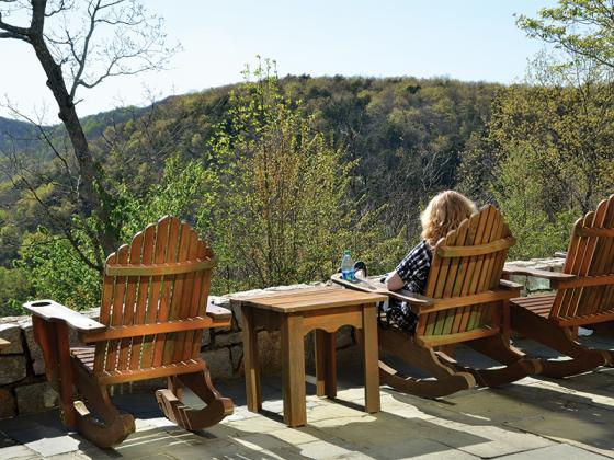 Amicalola Falls offers opportunities for relaxation and exercise.