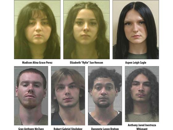Madison Alina Grace Perez, Elizabeth “Rylie” Sue Henson, Aspen Leigh Cagle, , Gray Anthony McClure, Robert Gabriel Shoilekov, Davonnte Lavon Brehon and Anthony Jared Inestruza Whisnant