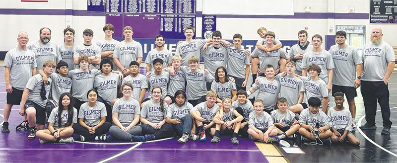 Gilmer High School held its summer youth wrestling camp last month and 25 were in attendance for the two-day event that  focused on the sports basics.