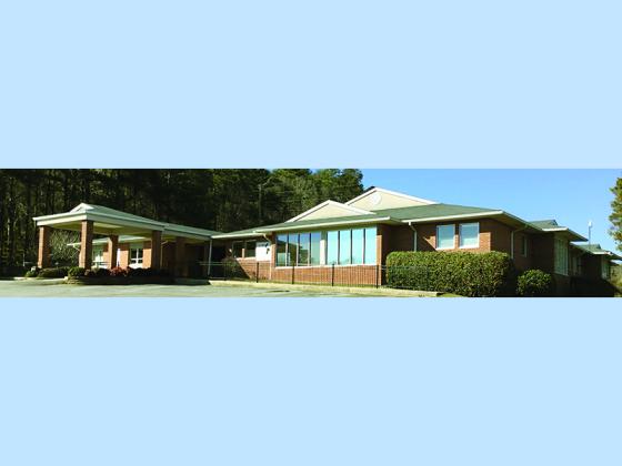 The current Gilmer County Health Department building.