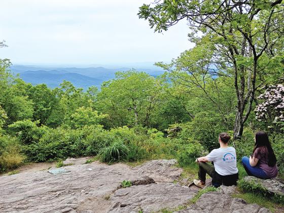 Spring Mountain trailhead vista