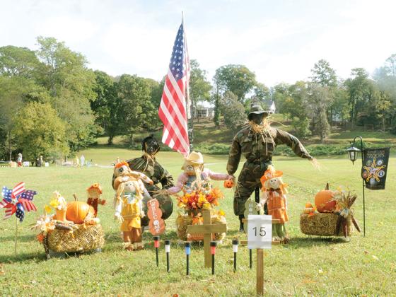 The American Legion deploys scarecrows to help support the troops.