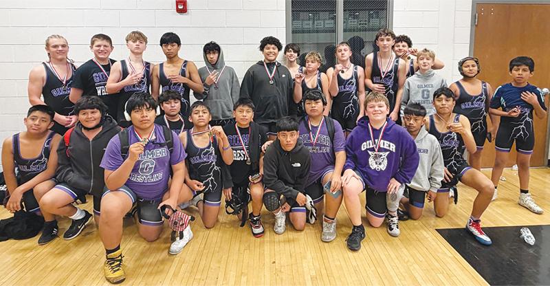 Above are Clear Creek Middle School wrestlers and medalists from Calhoun’s River Street Rumble.