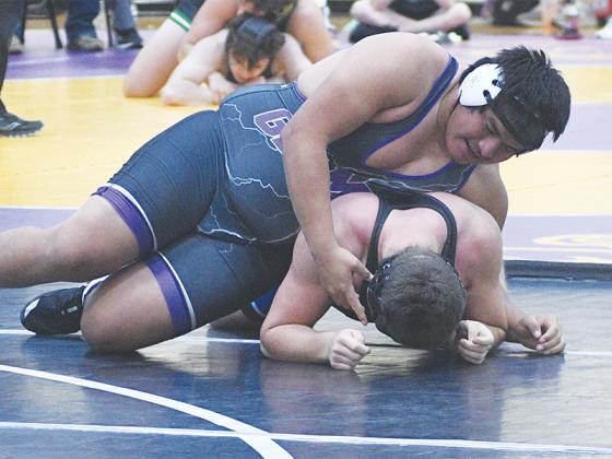 Gilmer  High School senior Denny Ramirez was the heavyweight champion at the annual Coal Mountain Classic.