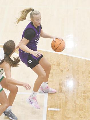 Above, Gilmer’s Mak Taylor and below, Jace Sanderson, versus Pickens last Tuesday. Both were named to the all-tournament team following the game.