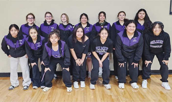 Gilmer Lady Cat wrestlers defeated Putnam County in the state prelims to advance to Saturday’s state duals tournament. (Contributed photo)
